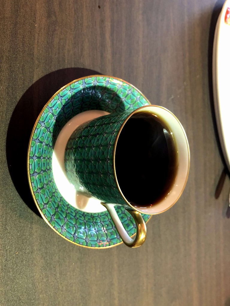 上田の喫茶店「座喫茶」のホットコーヒー