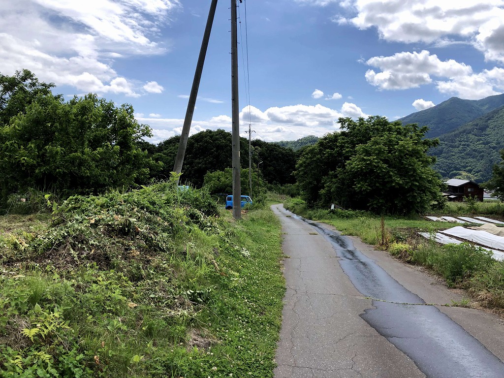 真田氏居館跡からの下り道2
