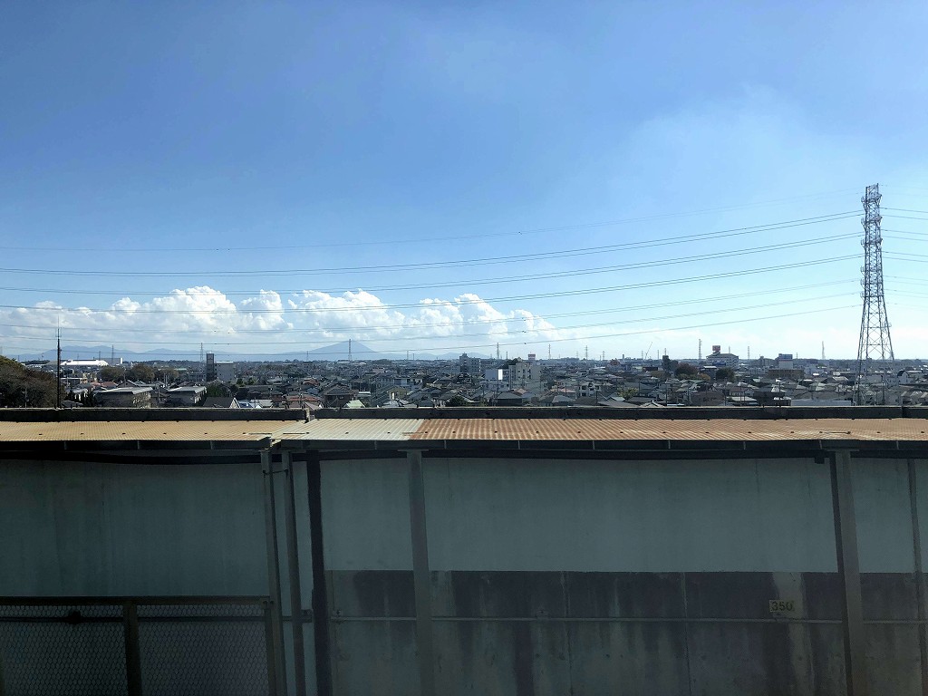 やまびこ207号からの景色（晴天）