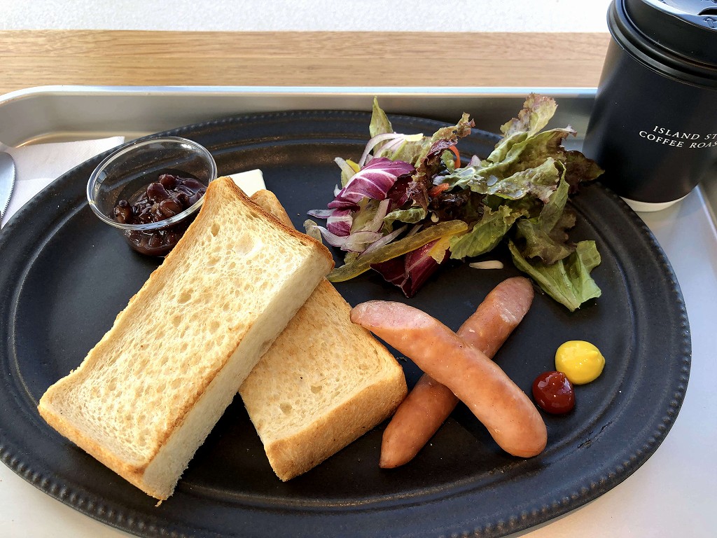 ISLAND STONE COFFEE ROASTERS 宮みらい店のモーニングセット