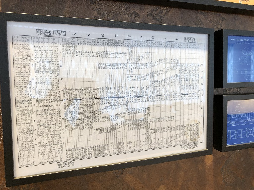 ビューゴールドラウンジの壁の展示3