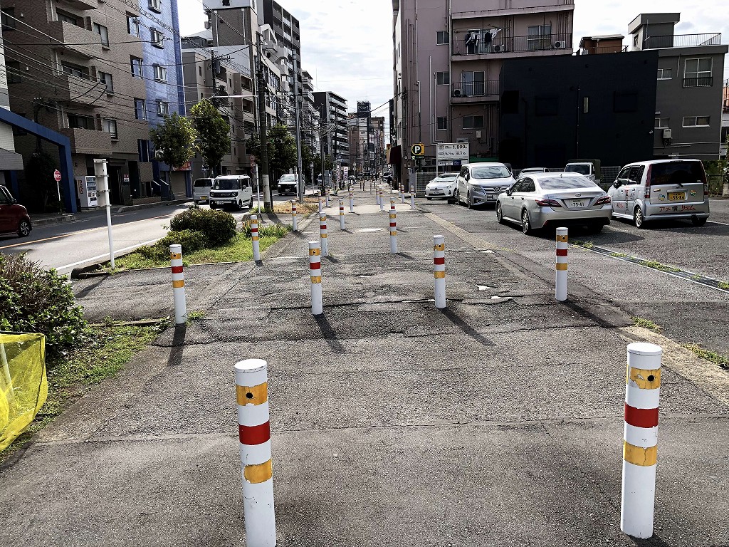 ワラビーハウス近くのタテカワの暗渠