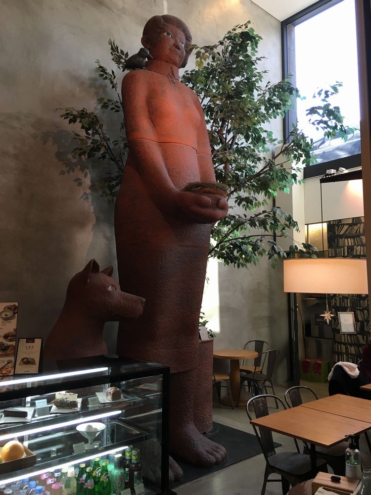 ソウルyido cafeの像