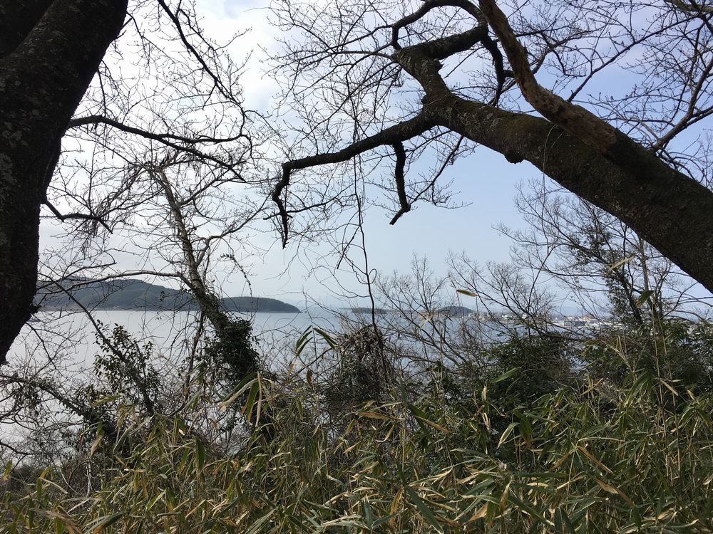 米子城の中海展望所2