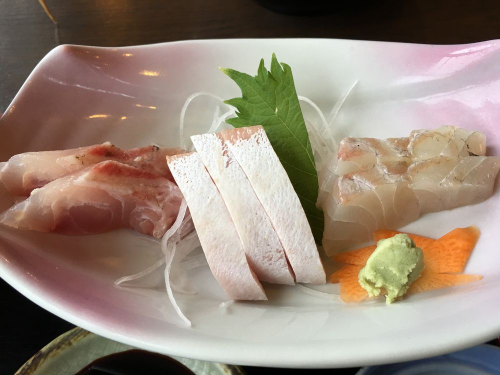 米子の漁火の刺し身