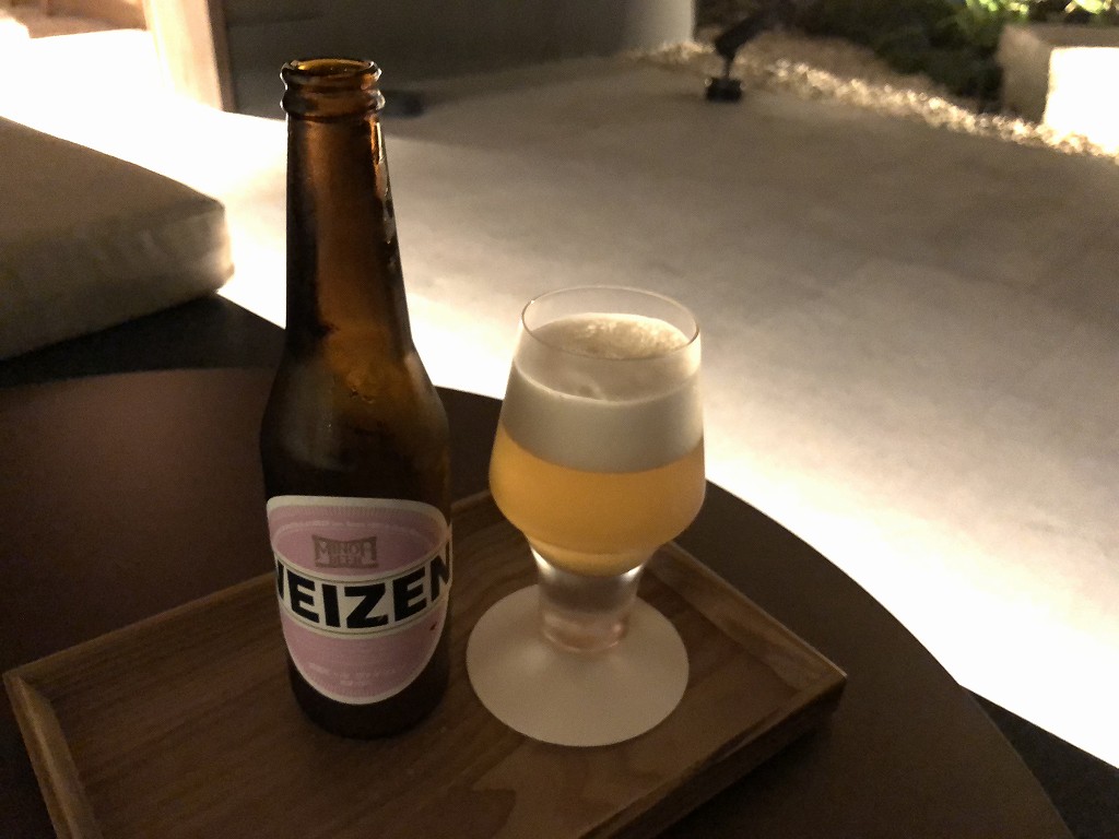 由縁別邸 代田の「茶寮 月かげ」でビール1