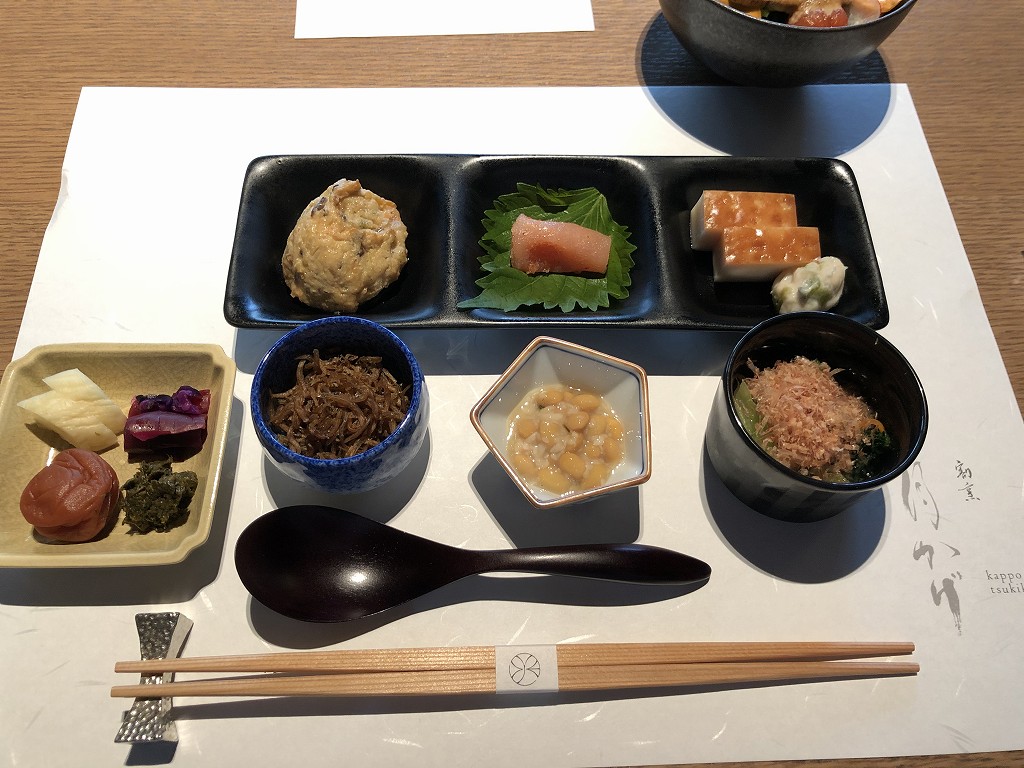 由縁別邸 代田の朝食の前菜