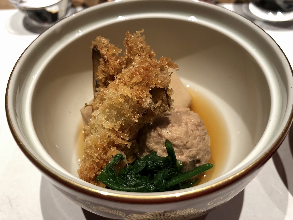 由縁別邸 代田の「割烹 月かげ」の晩飯の煮物