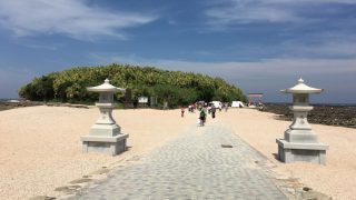 宮崎の青島神社の参道