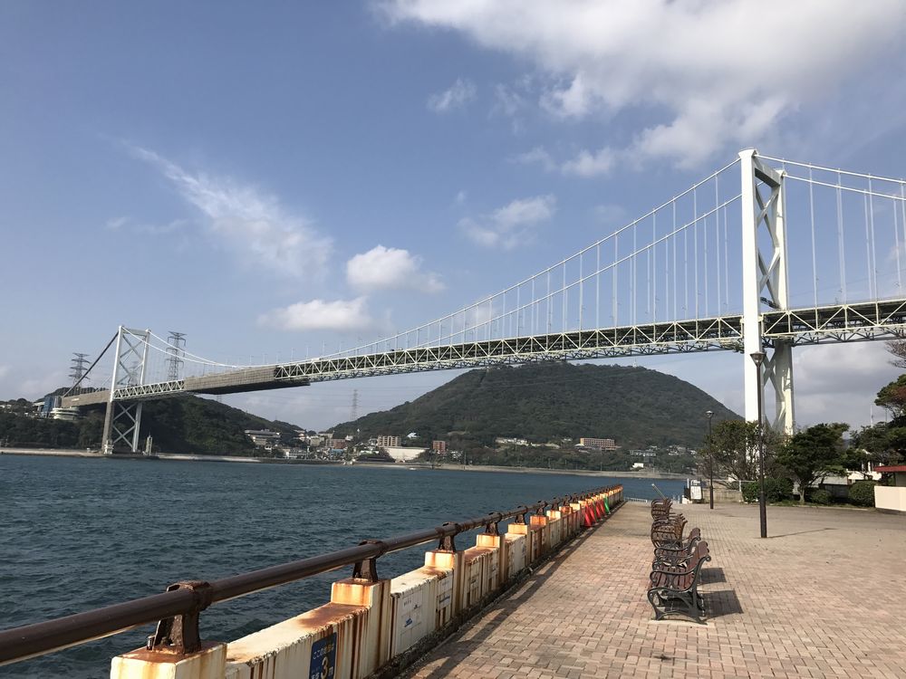 ノーフォーク広場から関門橋