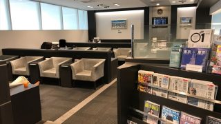 神戸空港のラウンジ神戸