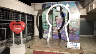 鳥取空港の「名探偵コナン」の展示