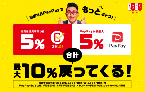 10月1日からのPayPayキャンペーン攻略