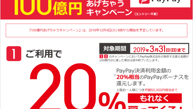 ビックカメラのPayPayキャンペーン