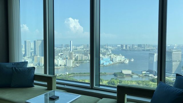 コンラッド東京の「ベイビュールーム」宿泊記