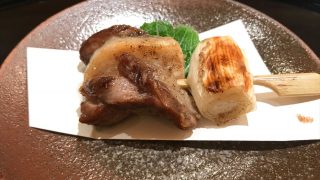 広島の「鮨処ひと志」のネギマ