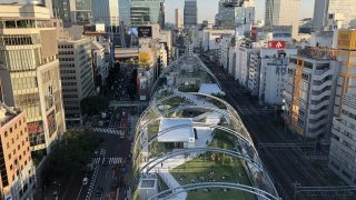 sequence MIYASHITA PARKのキングルームからのミヤシタパークビュー