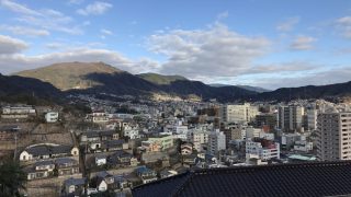両城の200階段から灰ヶ峰