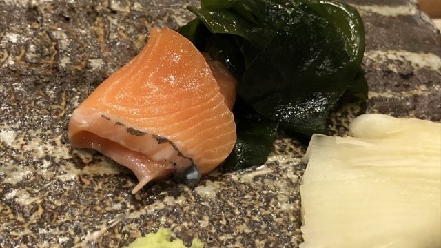 札幌の「鮨 西光」のマスノスケ