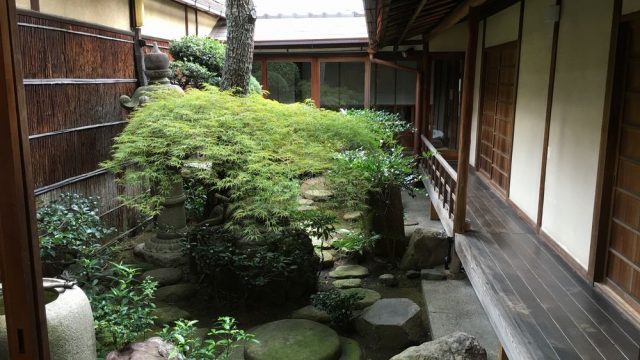 京町家「正庵」の中庭