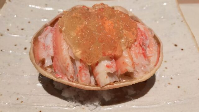 代々木上原の艫のセイコガニ