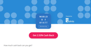 TopCashbackのpoints.comのHyattポイント購入案件