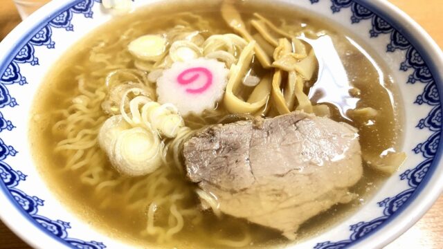 三吉屋 西堀本店の中華そば