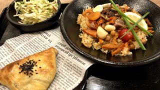 根津のグランド・サマルカンドのピラフセット