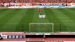 デンカビッグスワンスタジアムで新潟対FC東京の試合を観戦