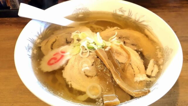 佐野屋のチャーシュー麺