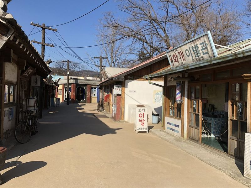 ソウルの国立民俗博物館の「思い出の通り」