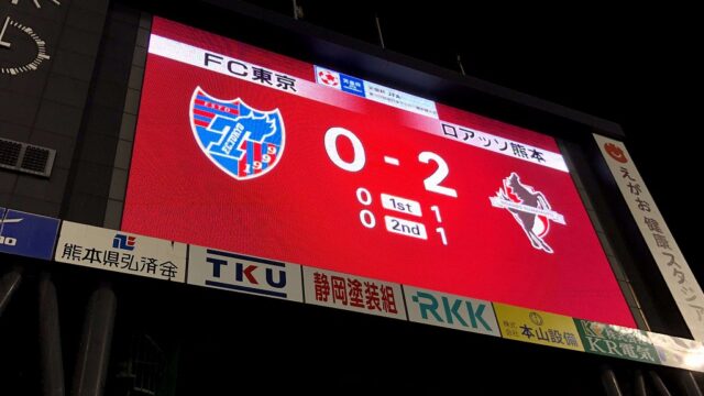 FC東京の天皇杯2023のロアッソ熊本戦の結果