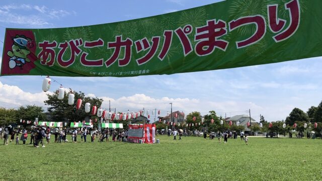 手賀沼公園のあびこカッパまつり