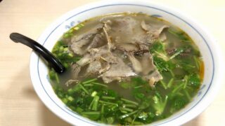 西川口駅の豪媽牛肉湯の牛肉湯